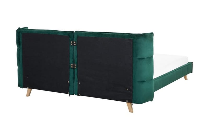Senlis Dobbelt seng 180 | 200 cm - Grøn - Familieseng - Boxmadras & boxseng