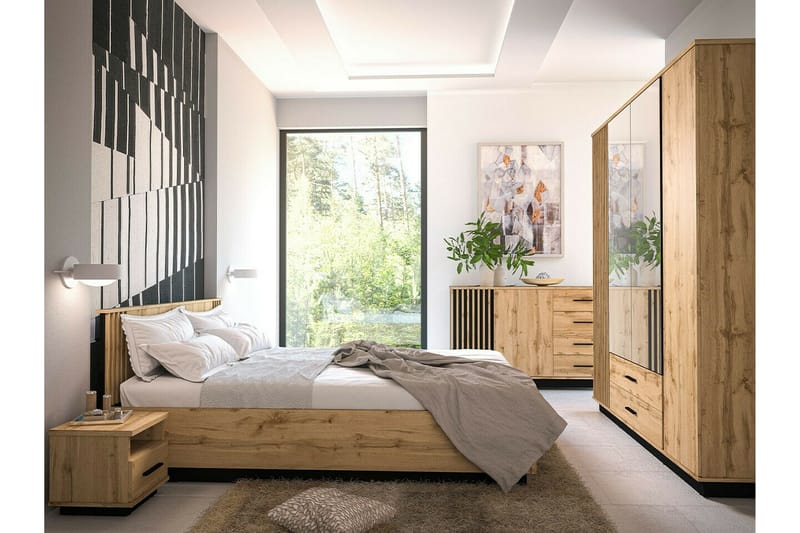 Strathy Ramseng 160x200 cm - Sort - Møbler - Senge - Boxmadras & boxseng