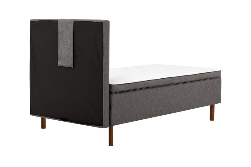 Sundborn boksseng 105x200 - Grå - Møbler - Senge - Komplet sengepakke