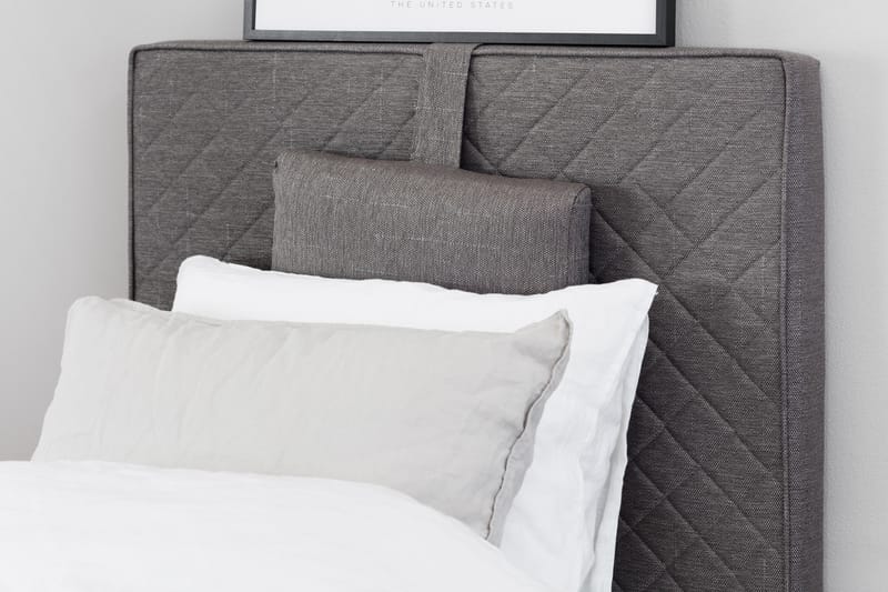 Sundborn boksseng 80x200 - Grå - Møbler - Senge - Boxmadras & boxseng