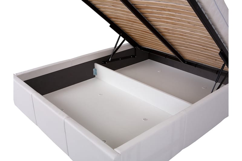 Tessan boksseng 170x200 - hvid - Møbler - Senge - Boxmadras & boxseng