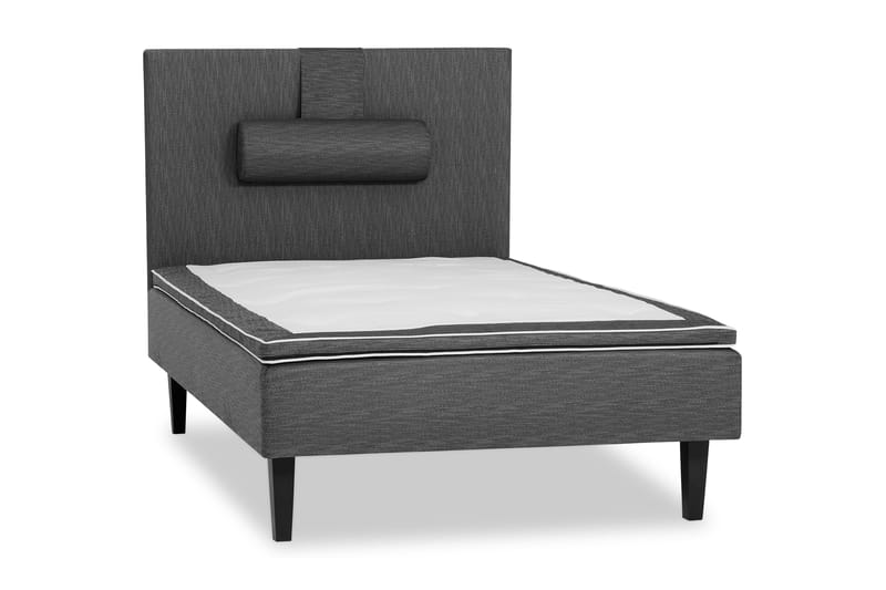 Viken Bas Komplet Sengepakke Boksseng 120x200 Middelfast Pol, Grå