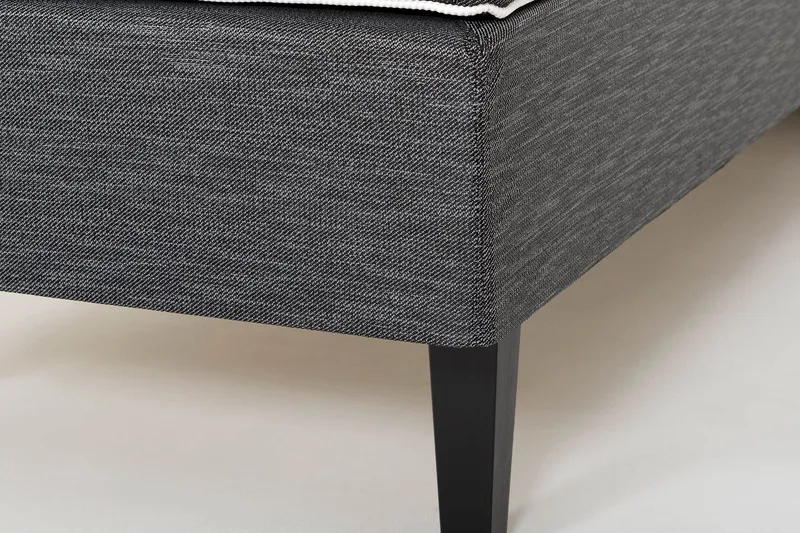 Viken base boksseng 120x200 - Ancona Grå - Møbler - Senge - Enkeltsenge