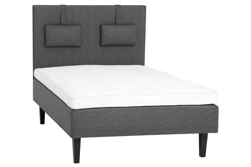 Viken base boksseng 120x200 - Ancona Grå - Møbler - Senge - Enkeltsenge