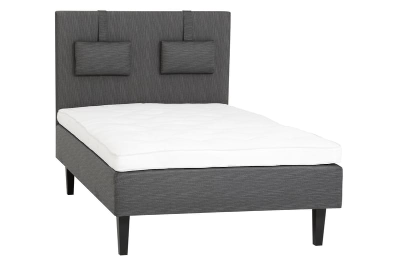 Viken base boksseng 120x200 - Ancona Grå - Møbler - Senge - Boxmadras & boxseng