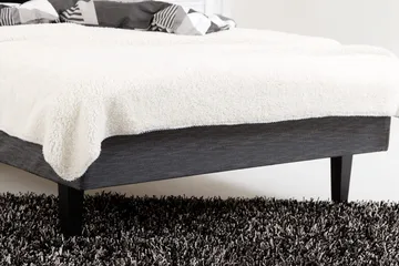 Viken base boksseng 120x200 - Ancona Grå - Møbler - Senge - Enkeltsenge
