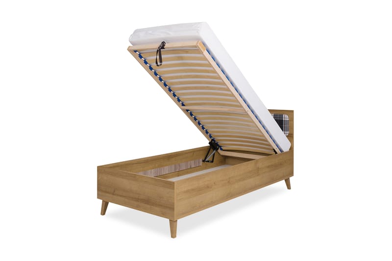Vintra boksseng 90x200 - tr�æ - Møbler - Senge - Boxmadras & boxseng