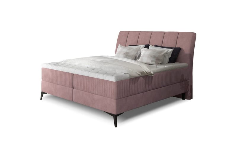 Boxmadras Eltap Aderito - 140x200 cm, Soro 61, Soro 61 Pasy 2, Pink - Møbler - Senge - Kontinentalsenge