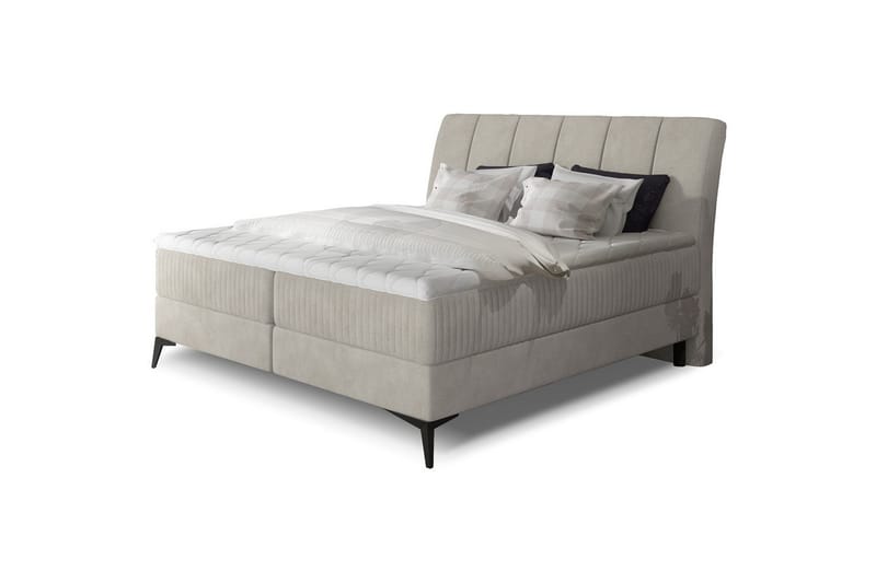 Boxmadras Eltap Aderito - 180x200 cm, Soro 83, Soro 83 Pasy 2, Hvid - Møbler - Senge - Kontinentalsenge