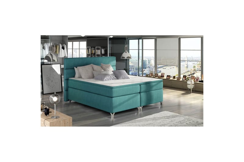 Boxmadras Eltap Amadeo, Orinoco 85, Blå, 140x200 cm