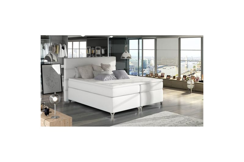 Boxmadras Eltap Amadeo - Soft 17, Hvid, 180x200 cm - Møbler - Senge - Komplet sengepakke