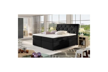 Boxmadras Eltap Balvin - 180x200 cm, Soft 11, Sort - Møbler - Senge - Kontinentalsenge