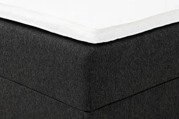 Boxy Box Bed 120x200 cm Komplet Sengepakke med Opbevaring - Sort/Grå - Møbler - Senge - Komplet sengepakke