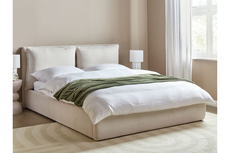 Braylon Sengeramme 160x200 cm - Beige - Møbler - Senge - Sengeramme & sengestel
