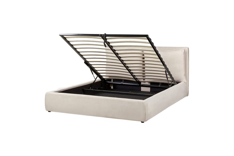 Braylon Sengeramme 160x200 cm - Beige - Møbler - Senge - Sengeramme & sengestel