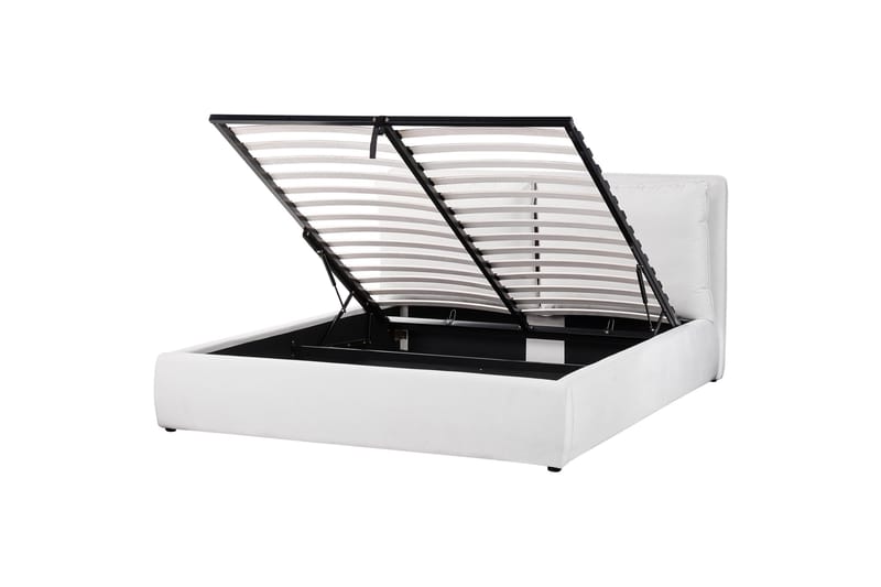 Braylon Sengeramme 160x200 cm - Hvid - Møbler - Senge - Sengeramme & sengestel