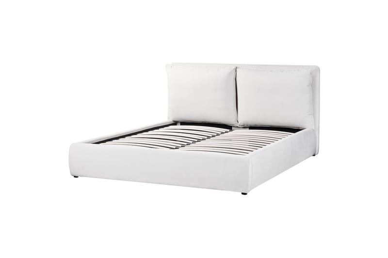 Braylon Sengeramme 160x200 cm - Hvid - Møbler - Senge - Sengeramme & sengestel