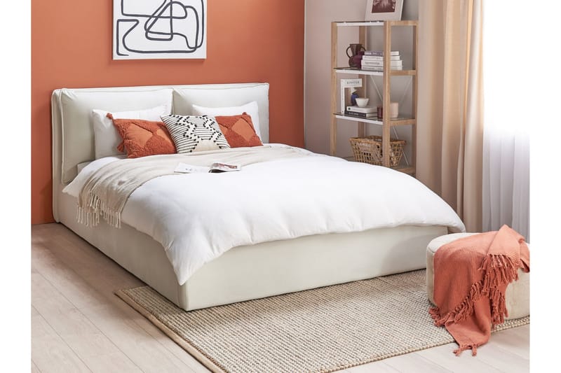 Braylon Sengeramme 160x200 cm - Hvid - Møbler - Senge - Sengeramme & sengestel