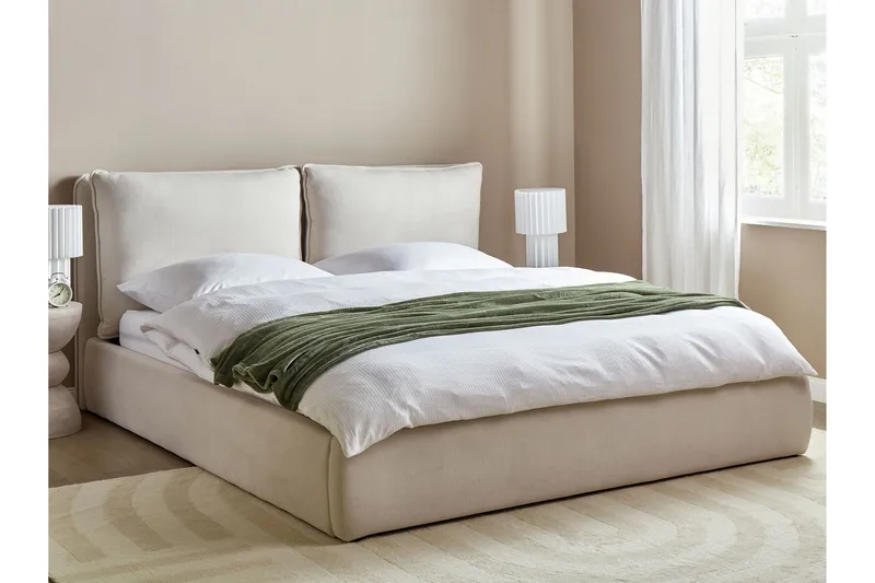 Braylon Sengeramme 180x200 cm - Beige - Møbler - Senge - Sengeramme & sengestel