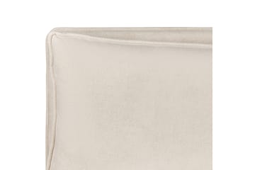 Braylon Sengeramme 180x200 cm i Stof med Opbevaring og Sengegavl - Beige - Møbler - Senge - Sengeramme & sengestel