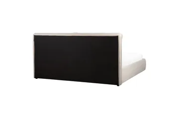 Braylon Sengeramme 180x200 cm i Stof med Opbevaring og Sengegavl - Beige - Møbler - Senge - Sengeramme & sengestel