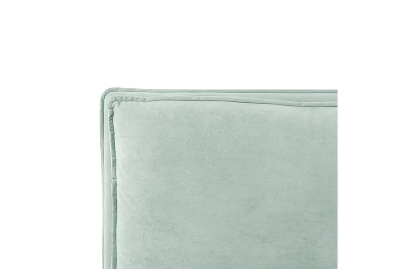 Braylon Sengeramme med Opbevaring 180x200 cm i Fløjl med Sengegavl - Grøn - Møbler - Senge - Sengeramme & sengestel