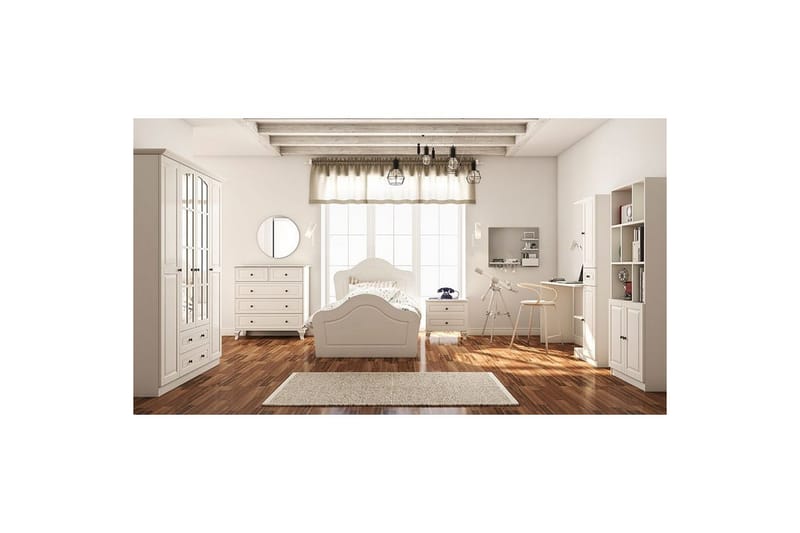 Brynor Sengeramme 70x180 cm - Mat Hvid - Møbler - Senge - Sengeramme & sengestel