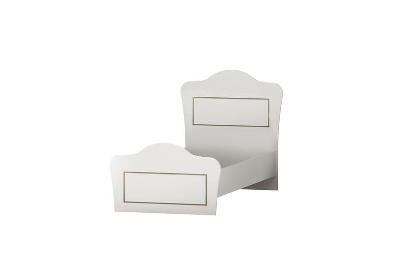 Brynor Sengeramme 90x190 cm - Mat Hvid - Møbler - Senge - Sengeramme & sengestel