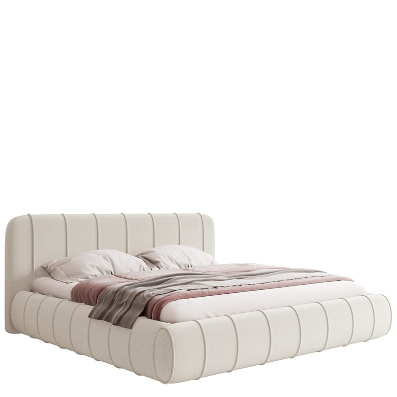 Calrosin Sengeramme 160x200 cm med Opbevaring, Hvid