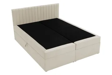 Calrosor Sengepakke Kontinentalseng med Opbevaring 140x200 cm - Beige - Møbler - Senge - Komplet sengepakke