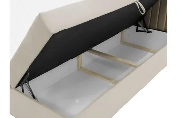 Calrosor Sengepakke Kontinentalseng med Opbevaring 160x200 cm - Sort - Møbler - Senge - Komplet sengepakke