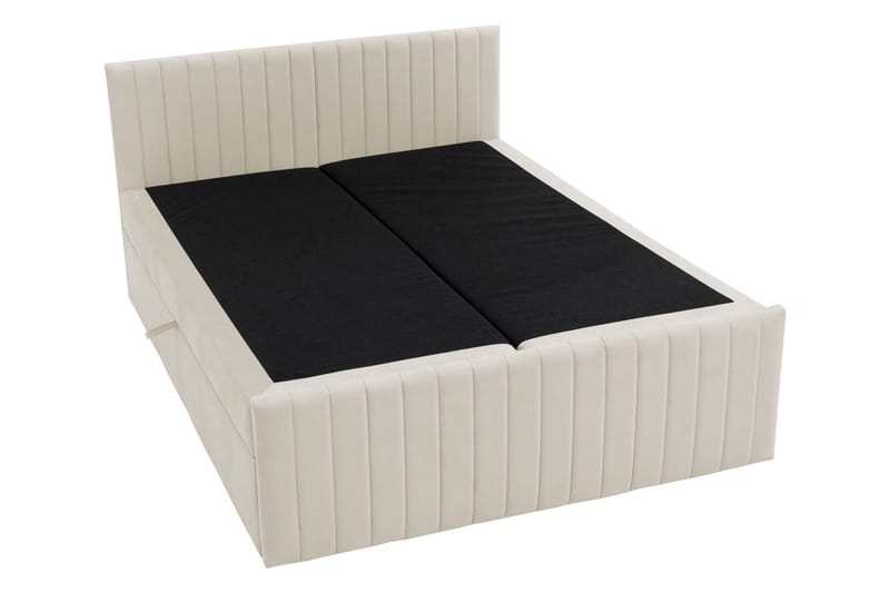 Calrosor Sengepakke Kontinentalseng med Opbevaring 180x200 cm - Beige - Møbler - Senge - Komplet sengepakke