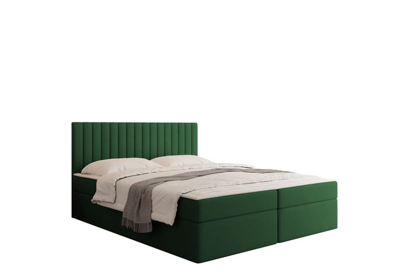 Calrosor Sengepakke Kontinentalseng med Opbevaring 180x200 cm, Grøn