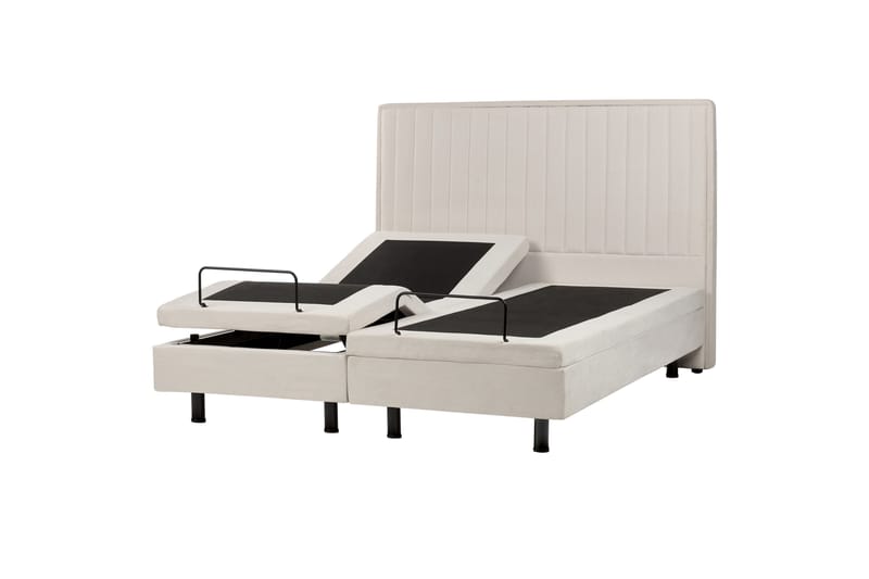 Carleigh Sengeramme 160x200 cm - Beige - Møbler - Senge - Sengeramme & sengestel