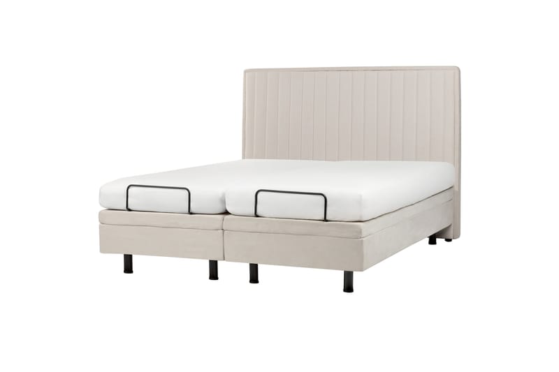 Carleigh Sengeramme 160x200 cm - Beige - Møbler - Senge - Sengeramme & sengestel