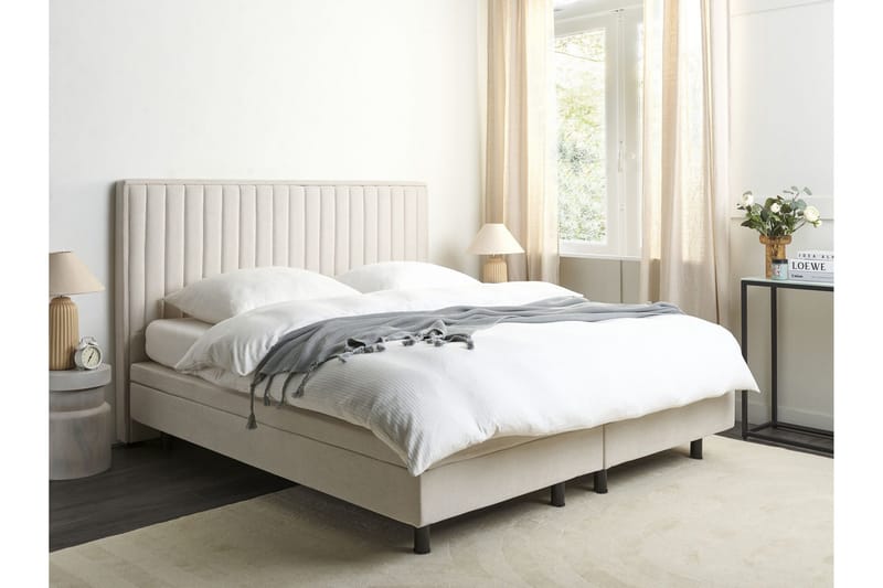 Carleigh Sengeramme 180x200 cm - Beige - Møbler - Senge - Dobbeltsenge