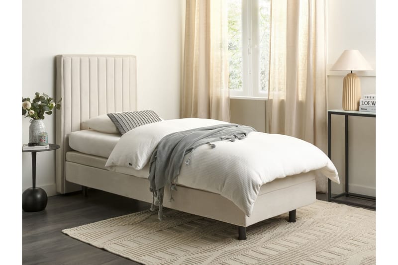 Carleigh Sengeramme 80x200 cm - Beige - Møbler - Senge - Sengeramme & sengestel