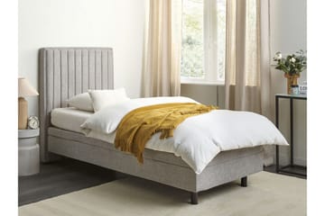 Carleigh Sengeramme 90x200 cm - Grå - Møbler - Senge - Enkeltsenge