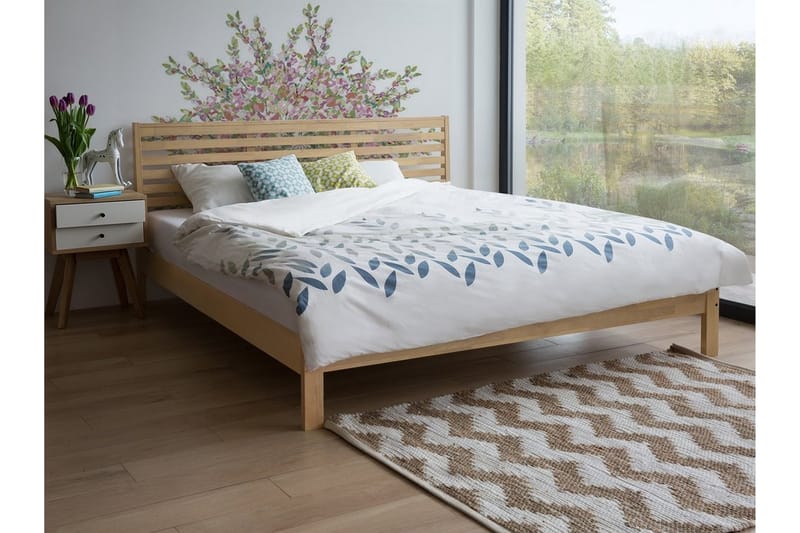 Carnac Dobbelt seng 160 | 200 cm - Træ / natur - Sengeramme & sengestel