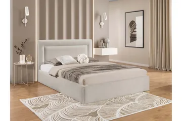 Carve Opbevaringsseng - Beige - Møbler - Senge - Sengeramme & sengestel