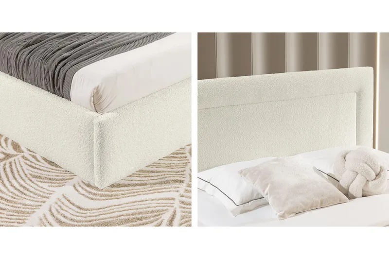 Carve Opbevaringsseng - Beige - Møbler - Senge - Sengeramme & sengestel