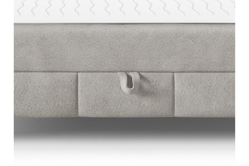 Celestine Opbevaringsseng 120x200 cm - Beige/Grå - Møbler - Senge - Komplet sengepakke