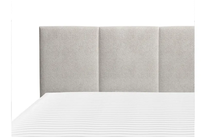 Celestine Opbevaringsseng 200x200 cm - Beige - Møbler - Senge - Komplet sengepakke