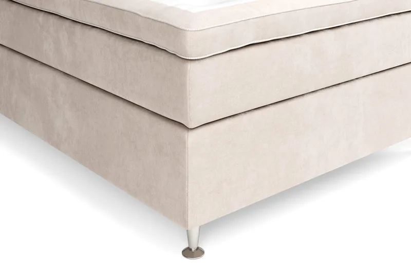 Celine kontinentalseng 120x200cm - Beige / velour - Møbler - Senge - Kontinentalsenge