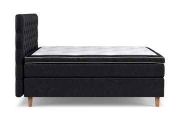 Celine kontinentalseng 120x200cm - Sort / velour - Møbler - Senge - Kontinentalsenge