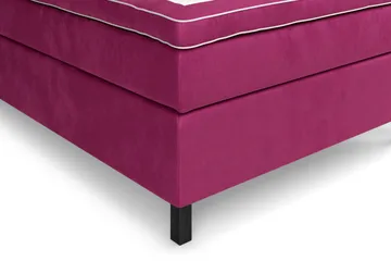 Celine kontinentalseng 120x200cm - Pink / Velour - Møbler - Senge - Komplet sengepakke