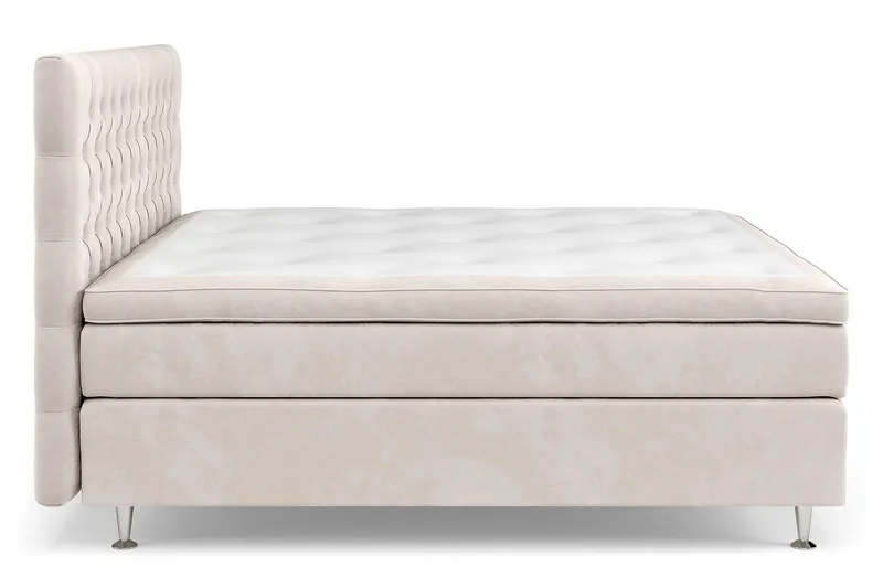 Celine kontinentalseng Komplet komplet seng pakke 210x210 - Beige - Møbler - Senge - Komplet sengepakke