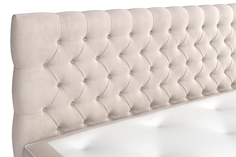 Celine kontinentalseng Komplet komplet seng pakke 210x210 - Beige - Møbler - Senge - Komplet sengepakke