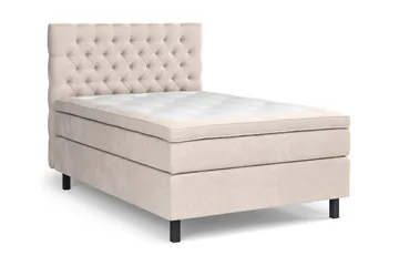 Celine Sengepakke 140x200cm - Beige / velour - Møbler - Senge - Komplet sengepakke