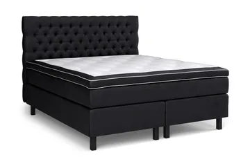 Celine Sengepakke 160x200cm - Sort / velour - Møbler - Senge - Komplet sengepakke